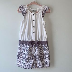 Max Studio Girl's/toddler Eyelet Romper 3T